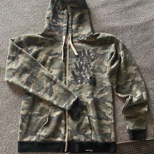 Flag nor Fail zip-up hoodie